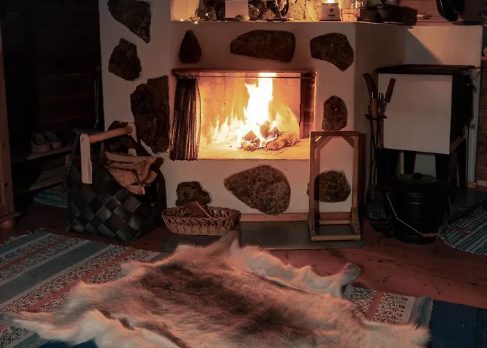 Шале Leppaelaen Vanhatupa Rantasaunalla Утсйоки